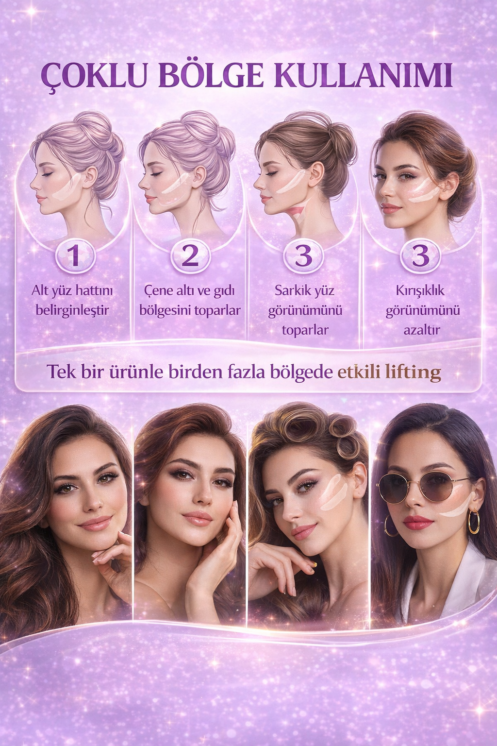 Novalift Yüz Lifting Bandı – 2 Dakikada Daha Sıkı ve Belirgin Yüz Hattı