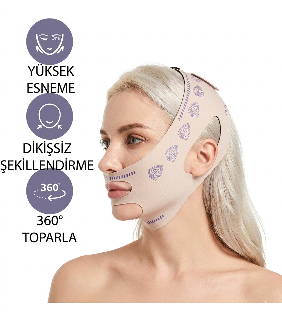 V-Line Çene Boyun & Gıdı Toparlayıcı Korsesi