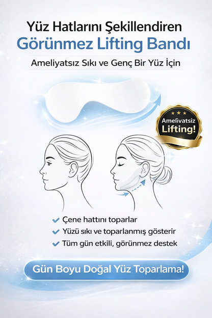 Novalift Yüz Lifting Bandı – 2 Dakikada Daha Sıkı ve Belirgin Yüz Hattı