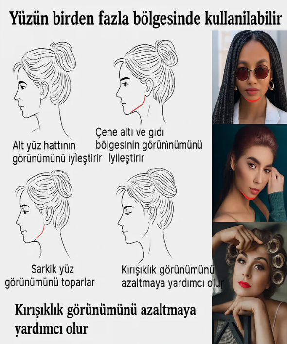 Novalift Yüz Lifting Bandı – 2 Dakikada Daha Sıkı ve Belirgin Yüz Hattı