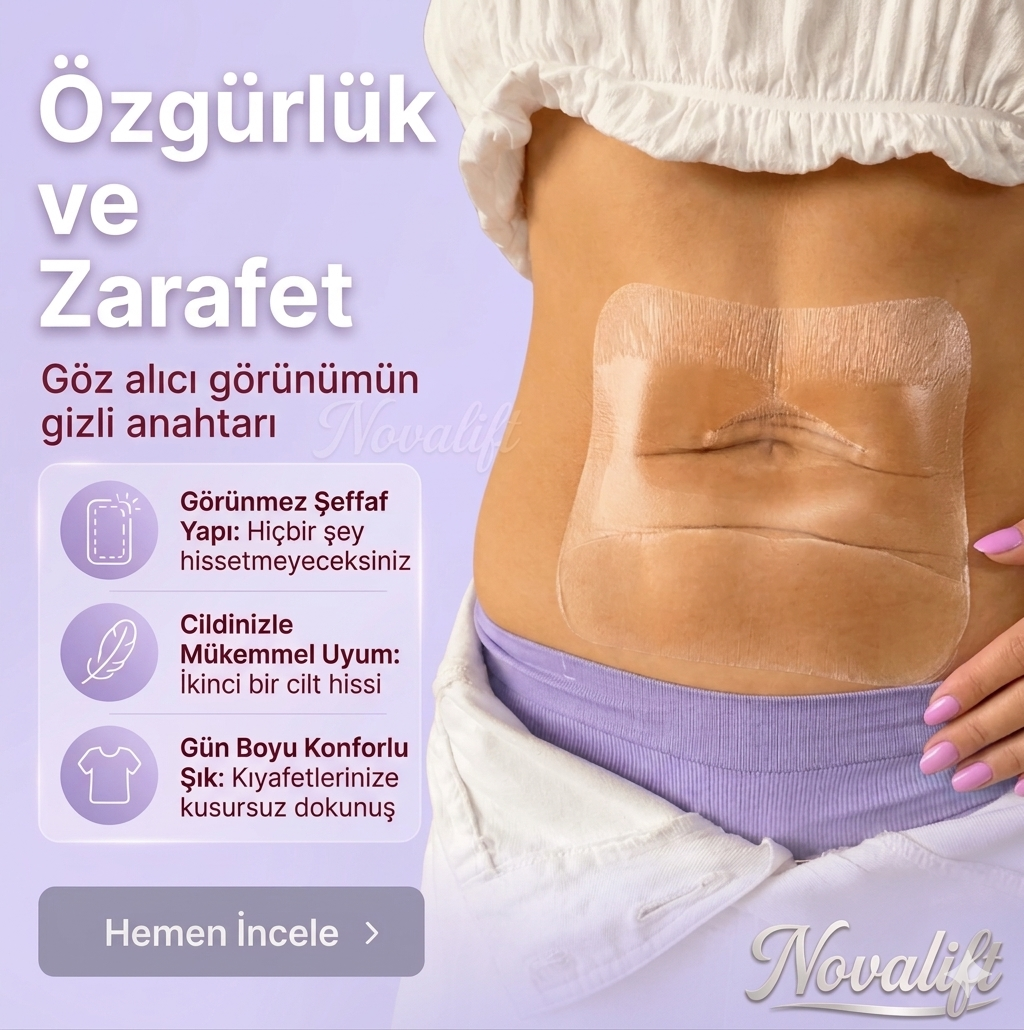 NovaLift™ Karın Şekillendirici ve Toparlayıcı Şeffaf Bant