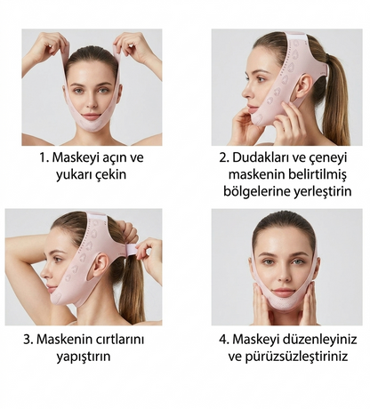 V-Line Çene Boyun & Gıdı Toparlayıcı Korsesi