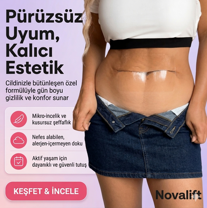 NovaLift™ Karın Şekillendirici ve Toparlayıcı Şeffaf Bant
