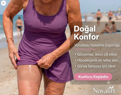 Novalift Bacak Şekillendirici ve Toparlayıcı Şeffaf Bant
