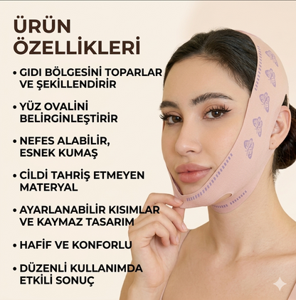 V-Line Çene Boyun & Gıdı Toparlayıcı Korsesi