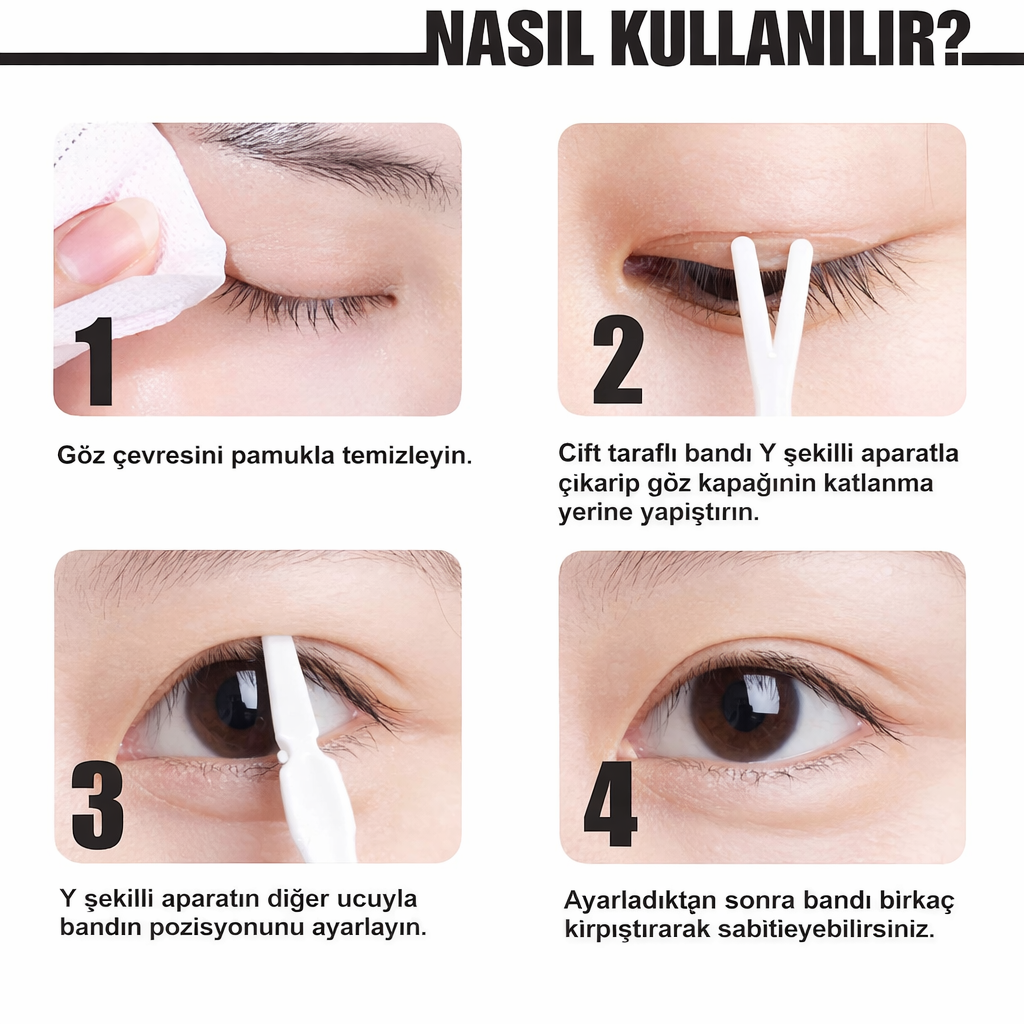 Göz Çizgisi için Gizli ve Konforlu Bant